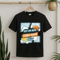 Just One Comic Book I Promise Funny Comic Books Convention T-Shirt thumb 2