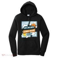 Just One Comic Book I Promise Funny Comic Books Convention Women's Hoodie thumb 0