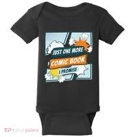 Just One Comic Book I Promise Funny Comic Books Convention Baby Bodysuit thumb 0