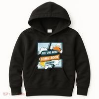 Just One Comic Book I Promise Funny Comic Books Convention Kids Hoodie thumb 0