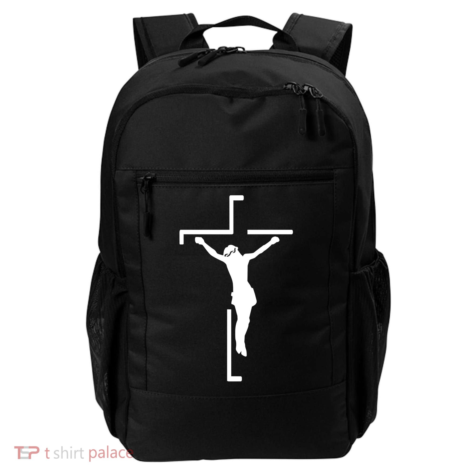 Jesus On Cross Backpack