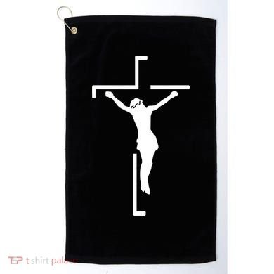 Jesus On Cross Golf Towel