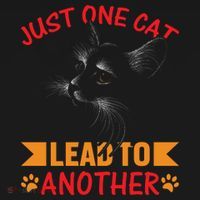 Just One Cat Lead To Another Cat Lover Cat Day Women's Hoodie thumb 2