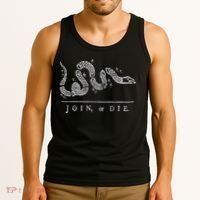 Join Or Die Snake Franklin Independence Gadsden 1776 Flag Tank Top thumb 3