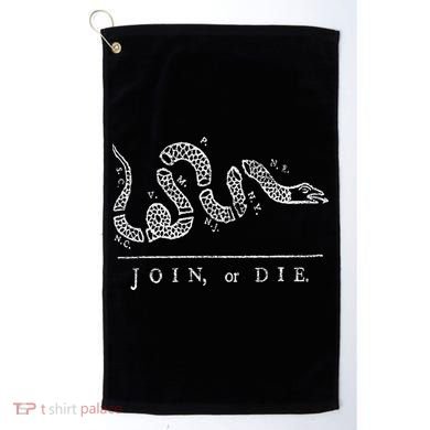 Join Or Die Snake Franklin Independence Gadsden 1776 Flag Golf Towel