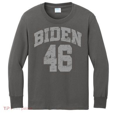 Joe Biden 46 Kids Long Sleeve Shirt