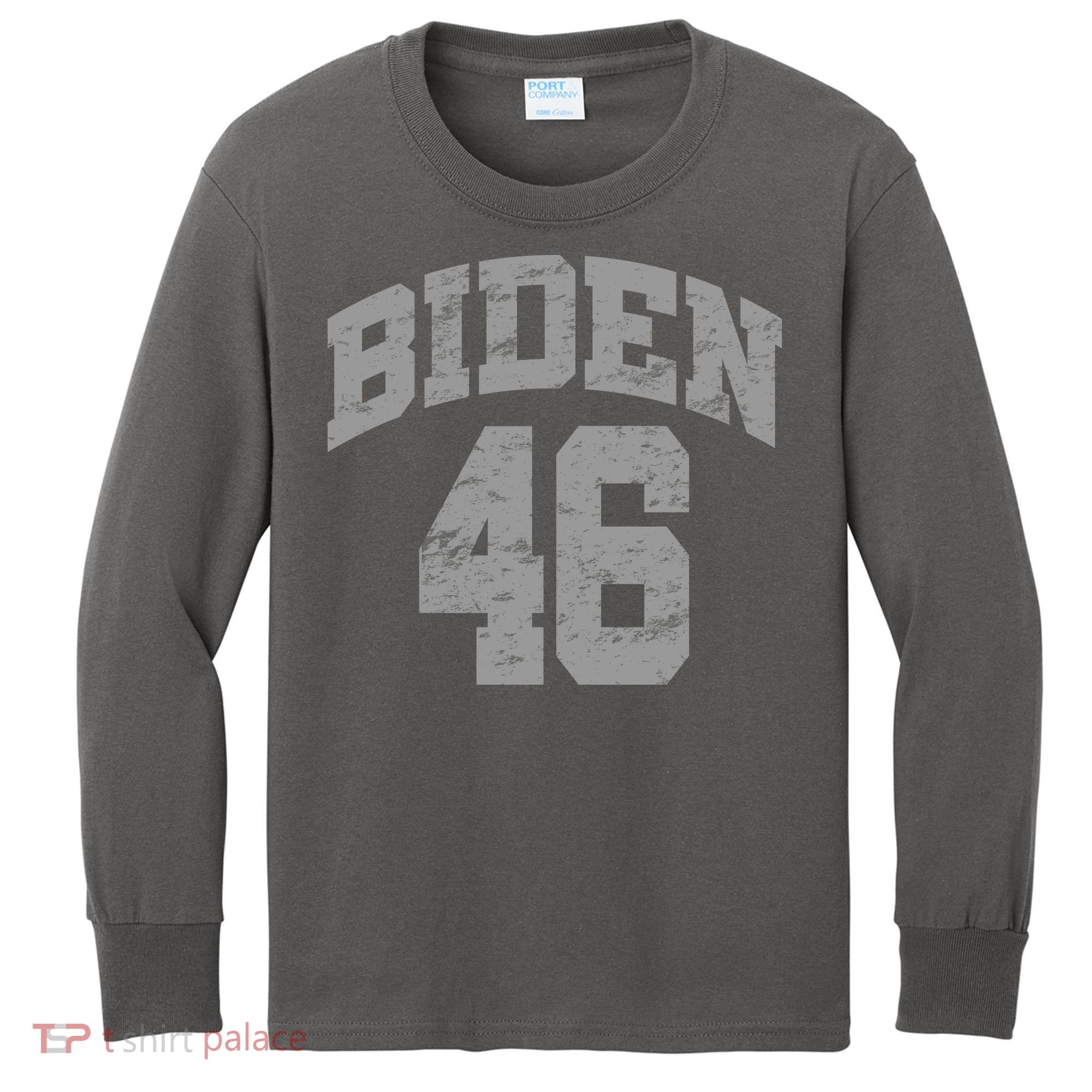 Joe Biden 46 Kids Long Sleeve Shirt
