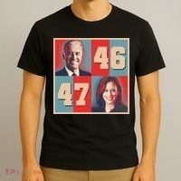 Joe Biden 46 Kamala Harris 47 Vintage Election T-Shirt thumb 3