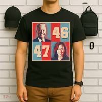 Joe Biden 46 Kamala Harris 47 Vintage Election T-Shirt thumb 6