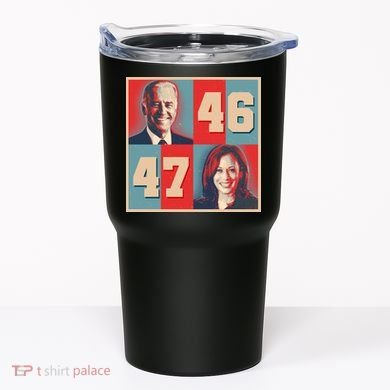 Joe Biden 46 Kamala Harris 47 Vintage Election Tumbler