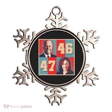 Joe Biden 46 Kamala Harris 47 Vintage Election Ornament