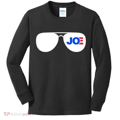 Joe Biden Aviators Kids Long Sleeve Shirt
