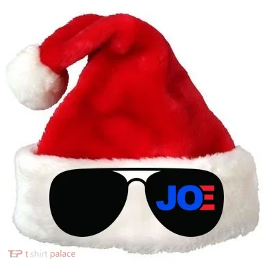 Joe Biden Aviators Santa Hat