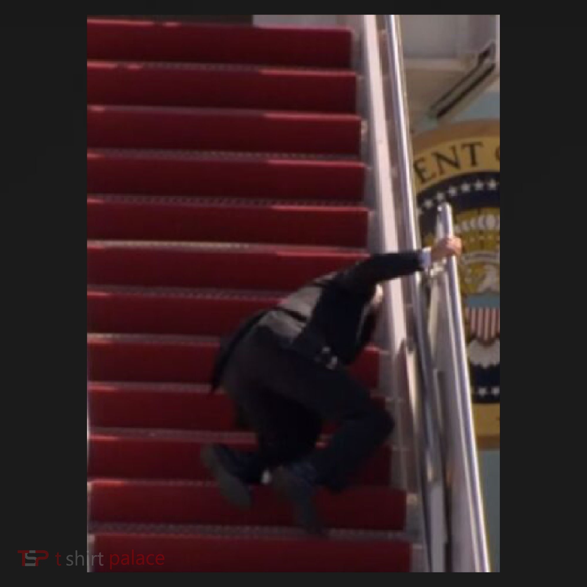 Joe Biden Big Fall Stumbling Ornament