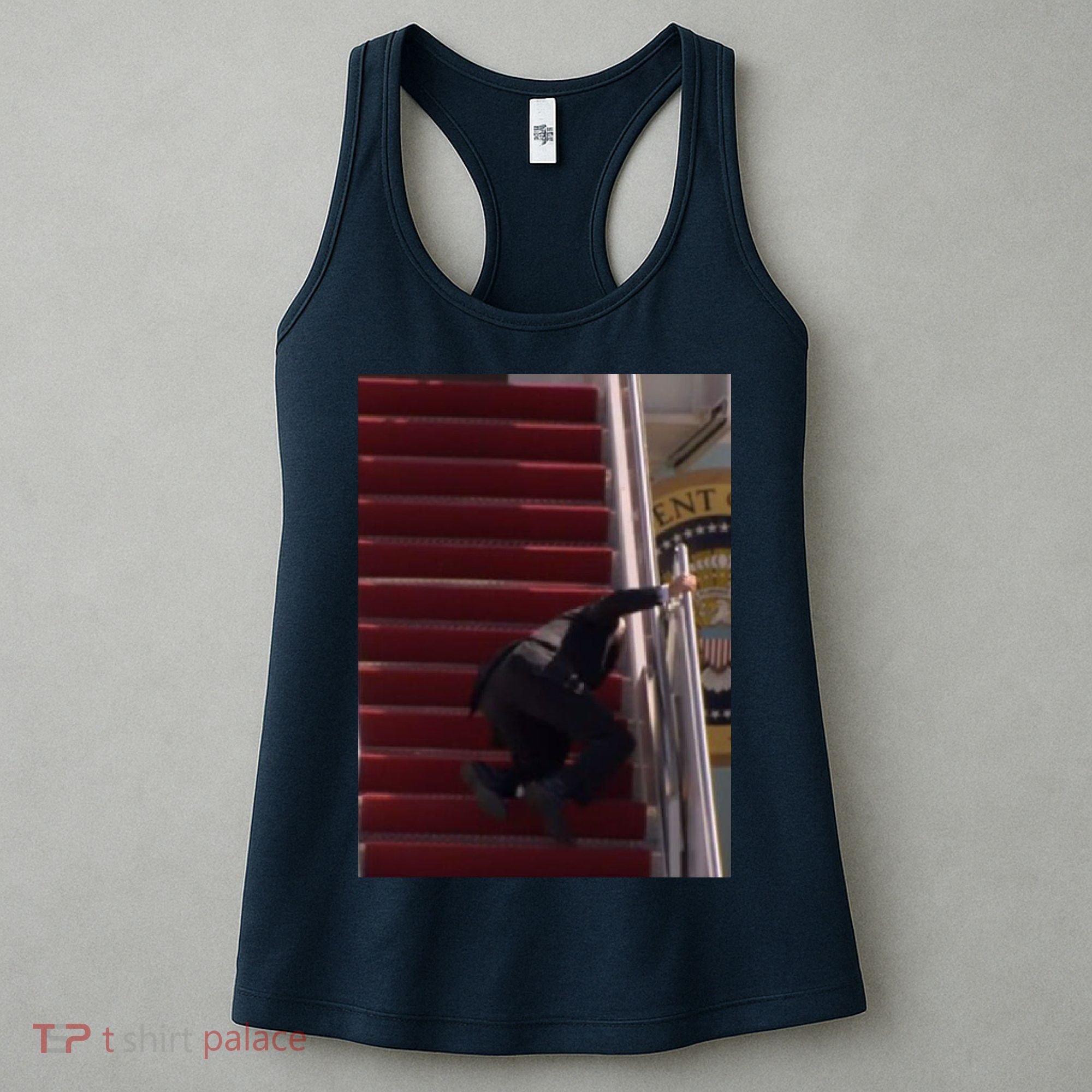 Joe Biden Big Fall Stumbling Women's Tank Top