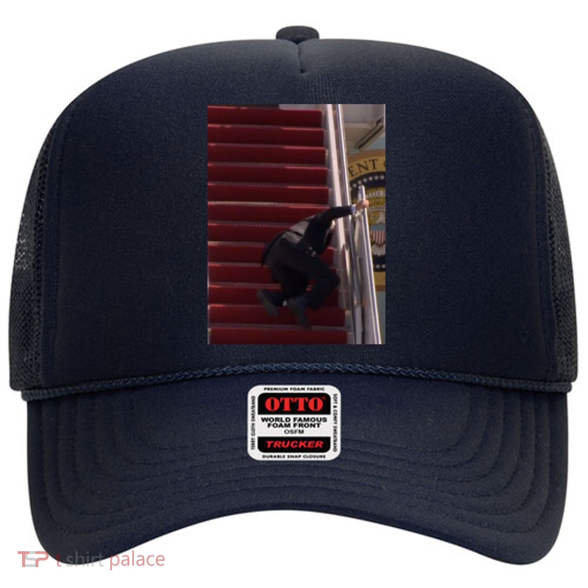 Joe Biden Big Fall Stumbling Hat