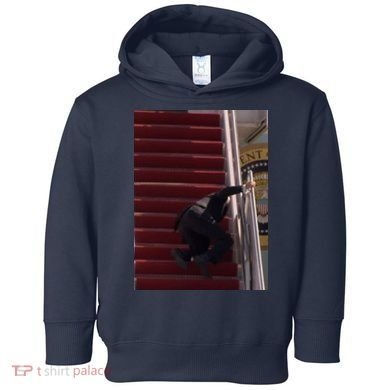 Joe Biden Big Fall Stumbling Toddler Hoodie