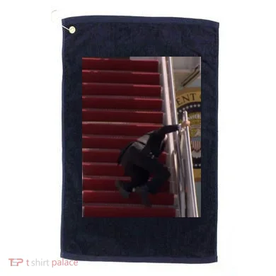 Joe Biden Big Fall Stumbling Golf Towel