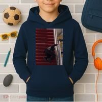 Joe Biden Big Fall Stumbling Kids Hoodie thumb 2