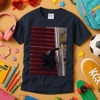 Joe Biden Big Fall Stumbling Kids T-Shirt thumb 3