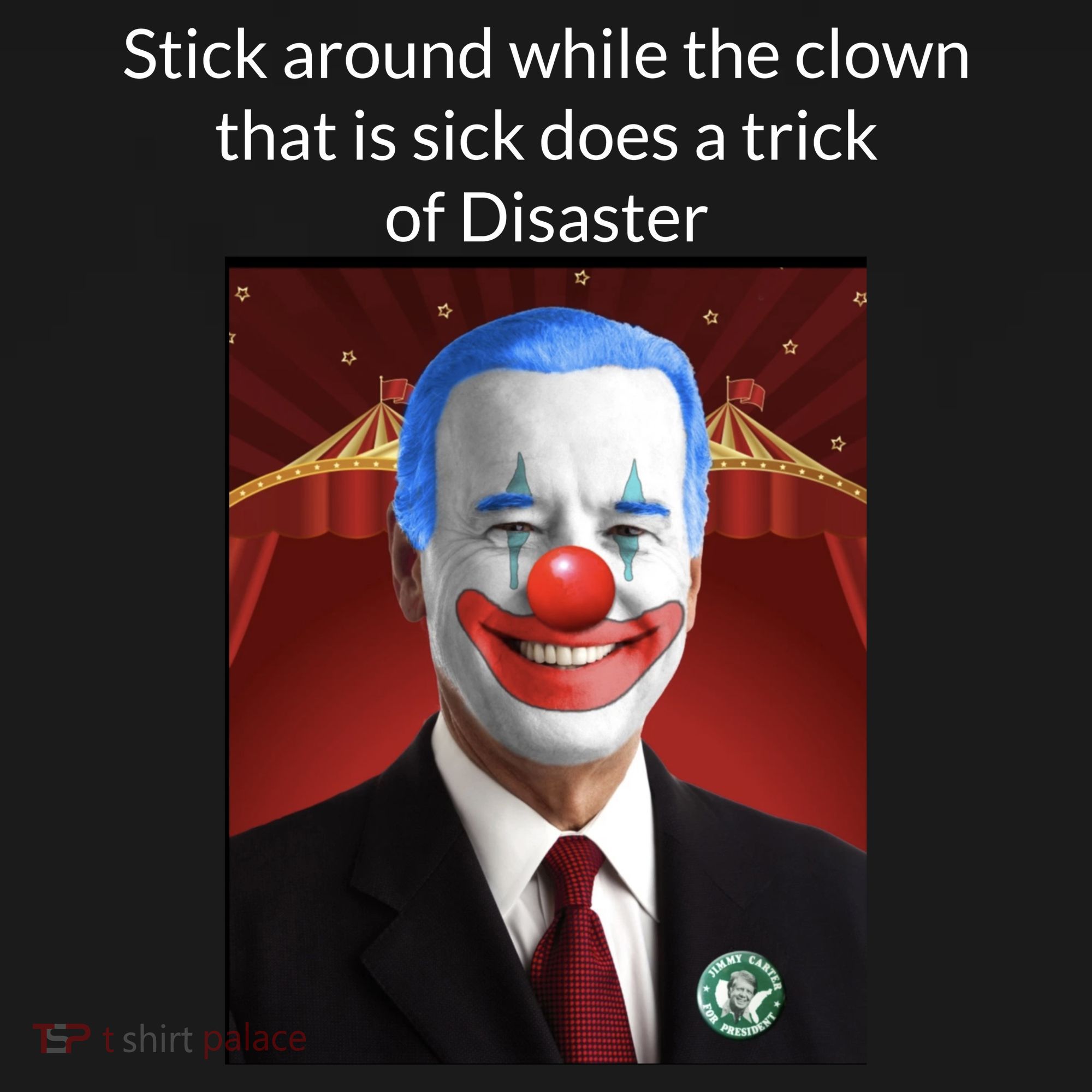 Joe Biden Clown Disaster Funny USA Backpack