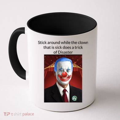 Joe Biden Clown Disaster Funny USA Coffee Mug