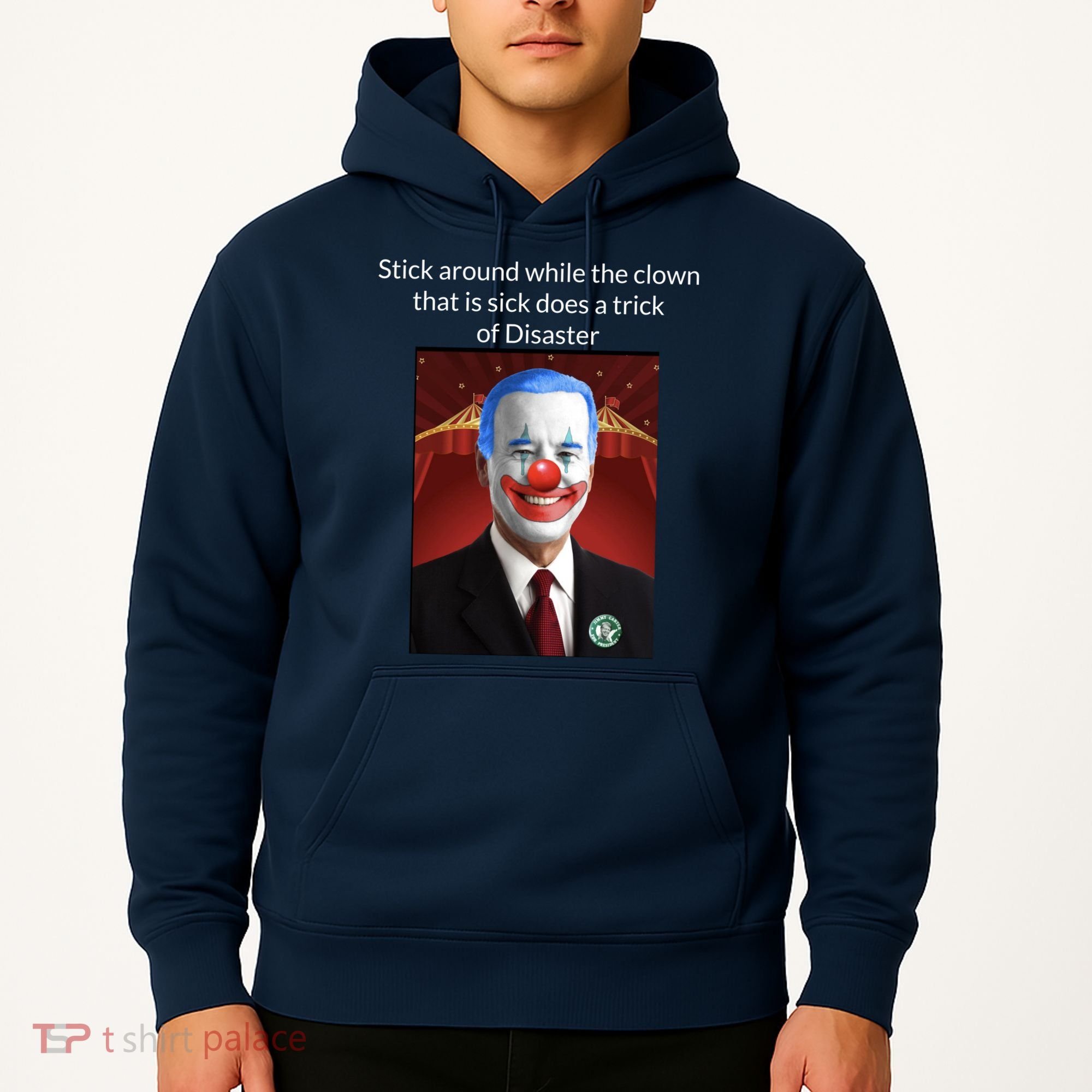 Joe Biden Clown Disaster Funny USA Hoodie