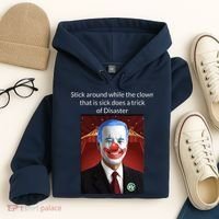 Joe Biden Clown Disaster Funny USA Hoodie thumb 4