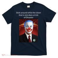 Joe Biden Clown Disaster Funny USA T-Shirt thumb 0