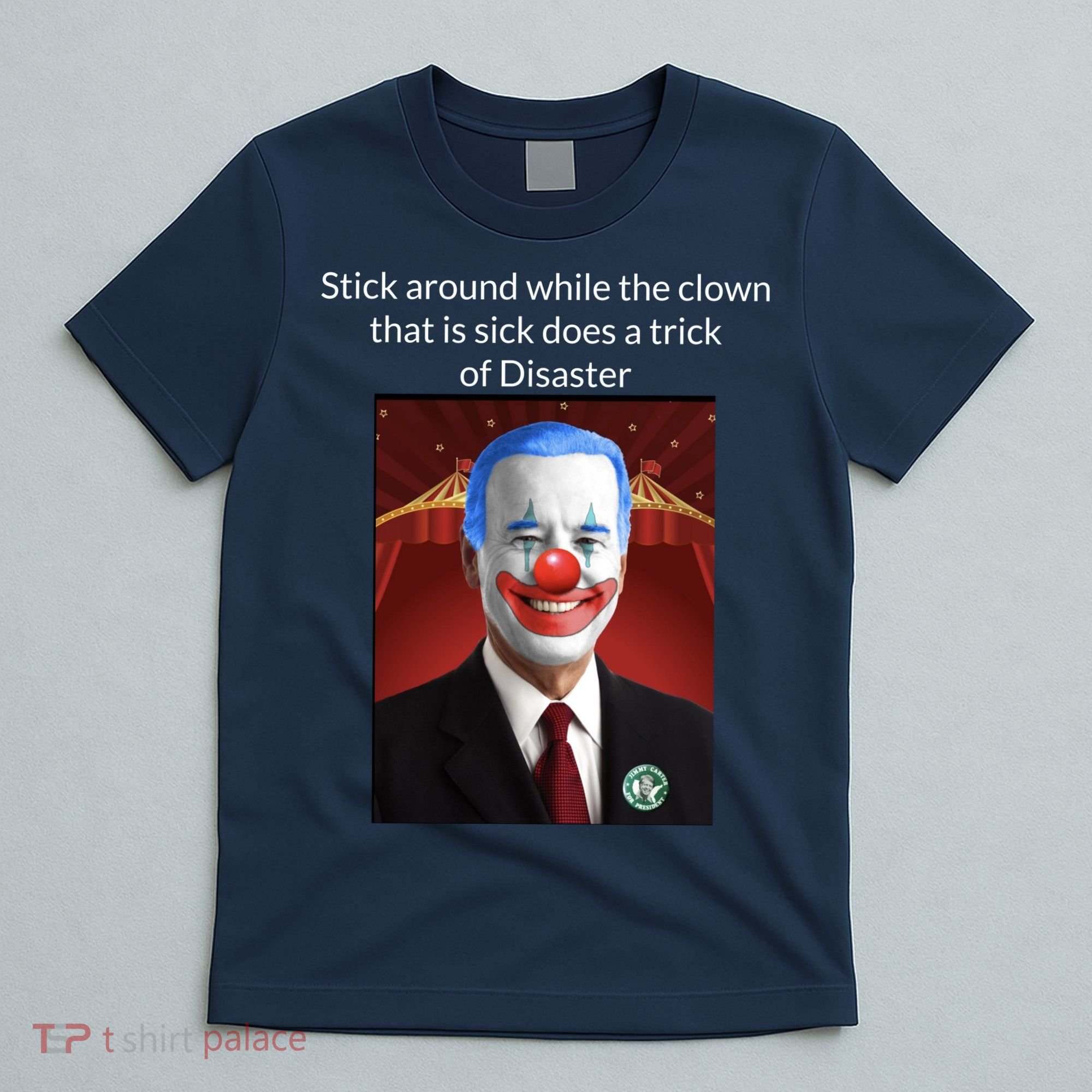 Joe Biden Clown Disaster Funny USA T-Shirt