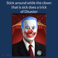 Joe Biden Clown Disaster Funny USA T-Shirt thumb 7