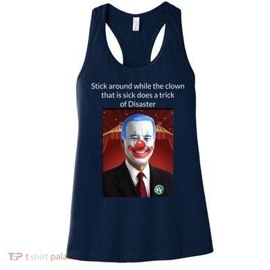 Joe Biden Clown Disaster Funny USA Women's Tank Top