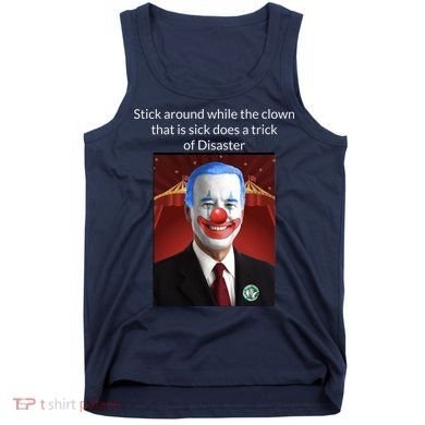 Joe Biden Clown Disaster Funny USA Tank Top