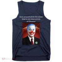 Joe Biden Clown Disaster Funny USA Tank Top thumb 0