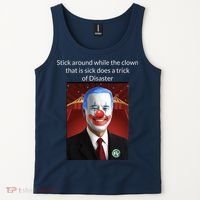 Joe Biden Clown Disaster Funny USA Tank Top thumb 2