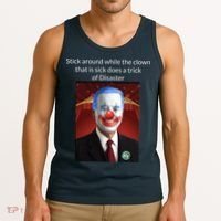 Joe Biden Clown Disaster Funny USA Tank Top thumb 3