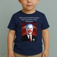 Joe Biden Clown Disaster Funny USA Toddler T-Shirt thumb 2