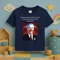 Joe Biden Clown Disaster Funny USA Toddler T-Shirt thumb 3