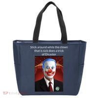 Joe Biden Clown Disaster Funny USA Tote Bag thumb 0