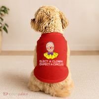 Joe Biden Elected A Clown Circus Doggie Tank thumb 2