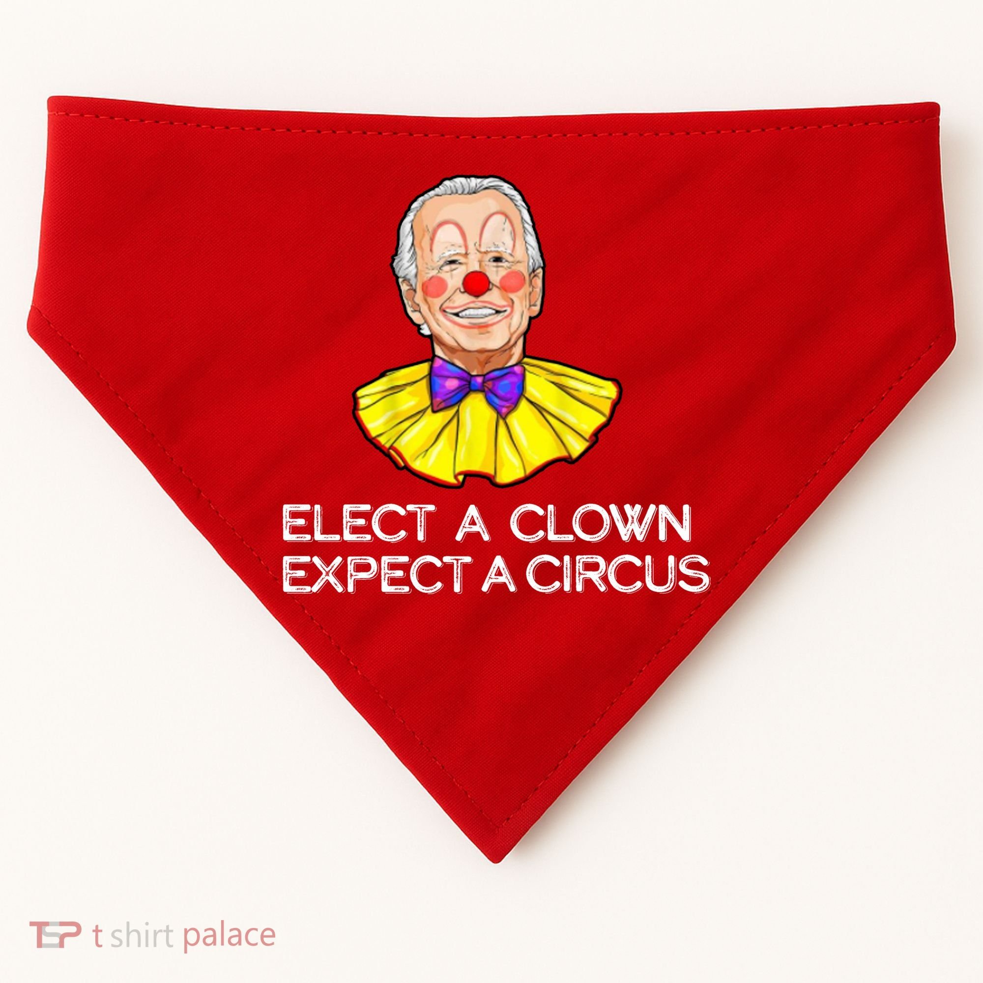 Joe Biden Elected A Clown Circus USA-Made Doggie Bandana
