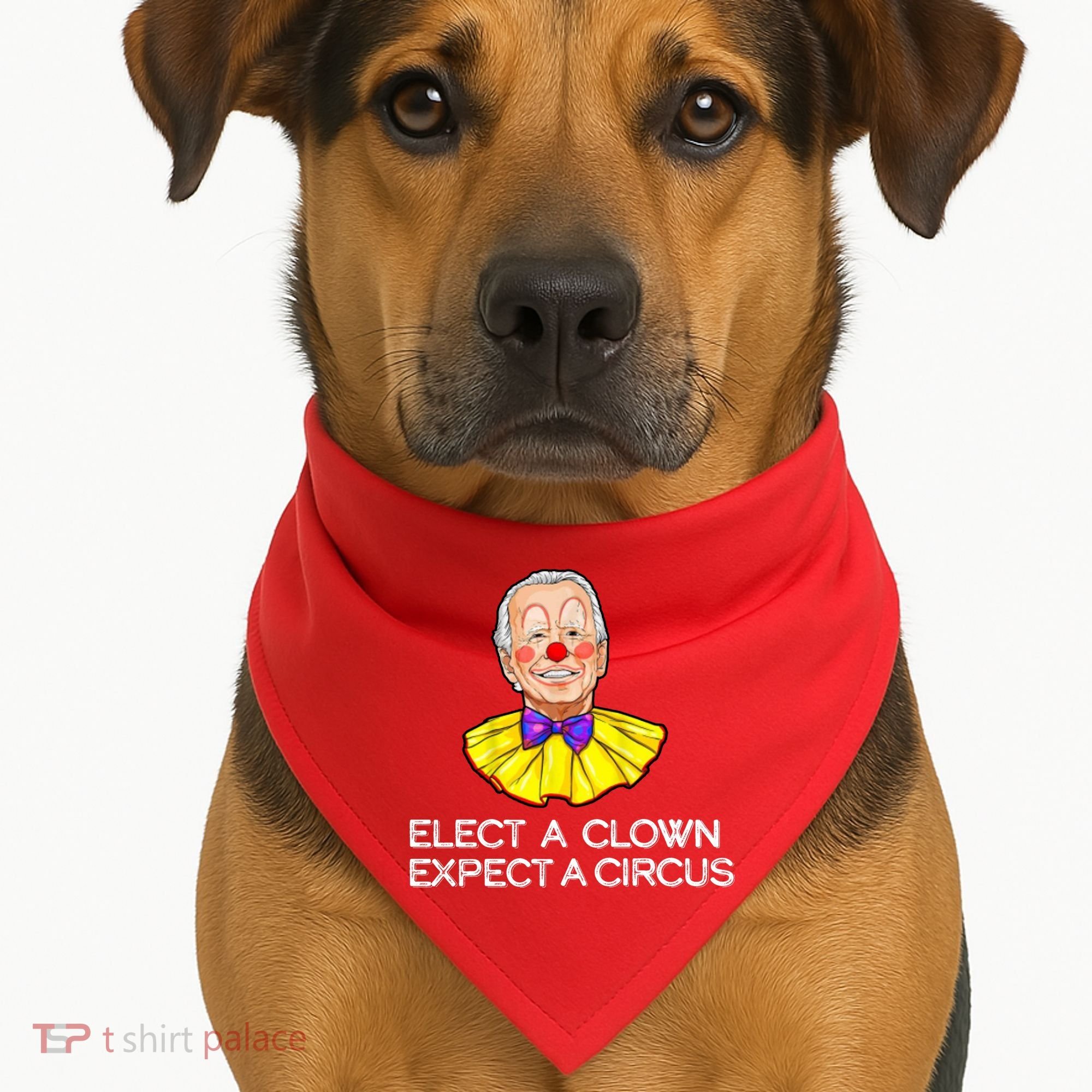 Joe Biden Elected A Clown Circus USA-Made Doggie Bandana