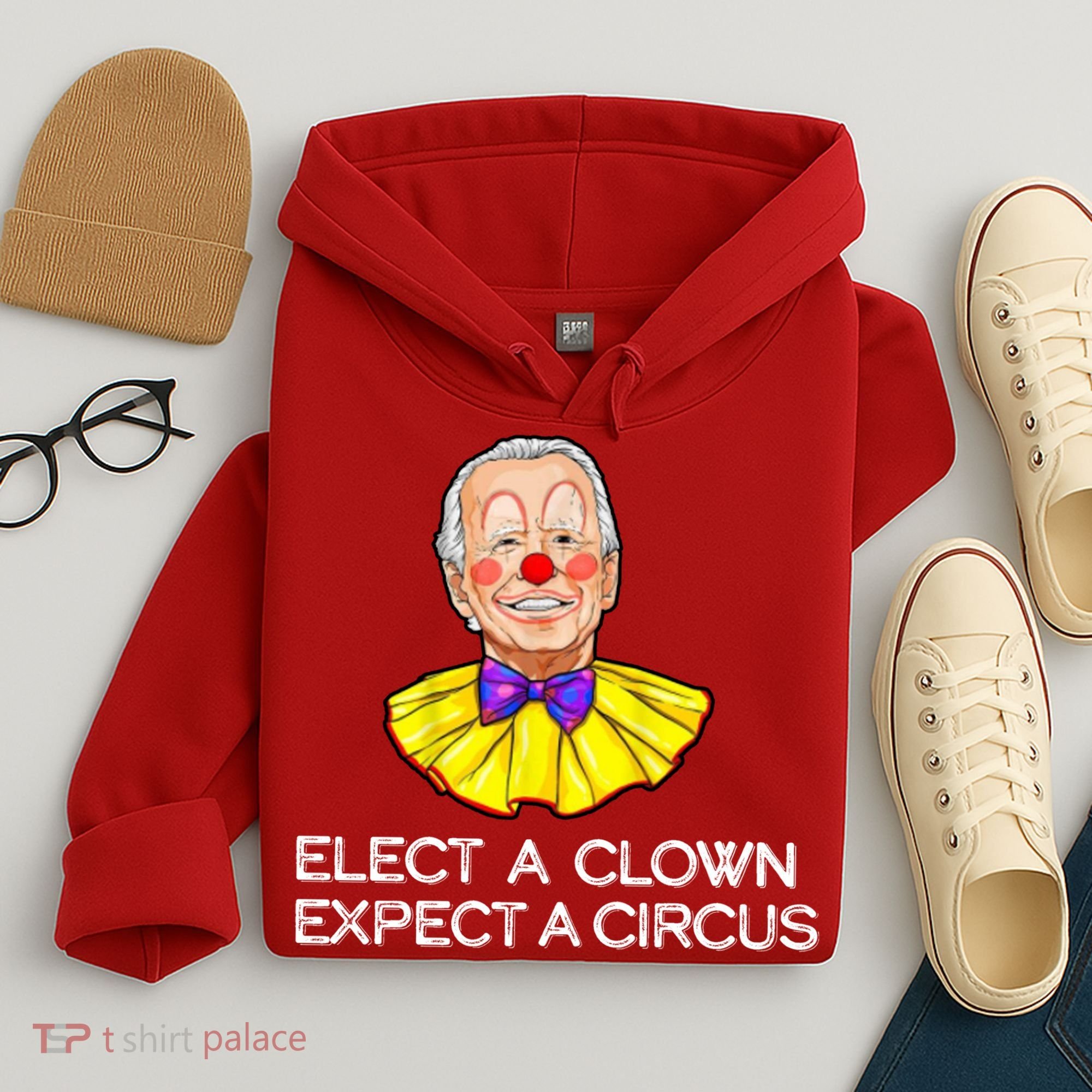 Joe Biden Elected A Clown Circus Hoodie