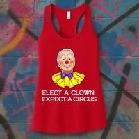 Joe Biden Elected A Clown Circus Women's Tank Top thumb 3