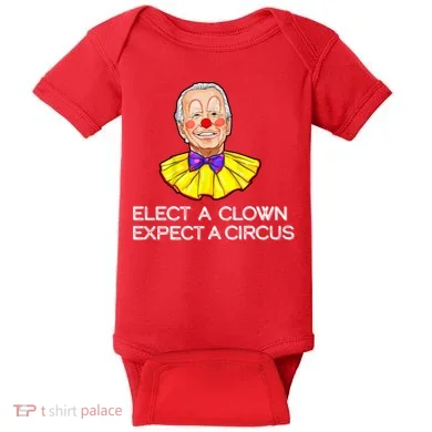 Joe Biden Elected A Clown Circus Baby Bodysuit