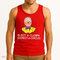 Joe Biden Elected A Clown Circus Tank Top thumb 3