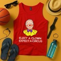 Joe Biden Elected A Clown Circus Tank Top thumb 4
