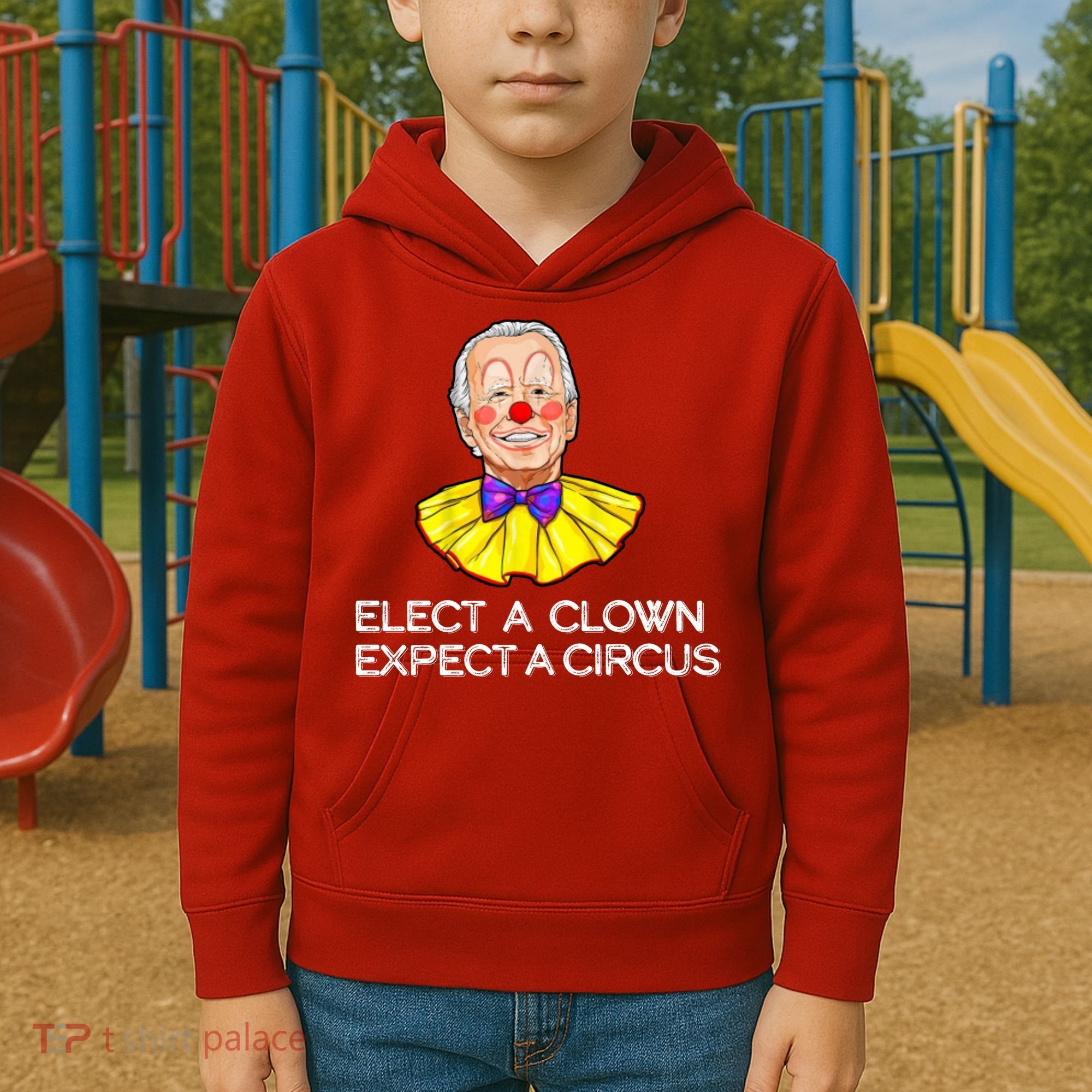 Joe Biden Elected A Clown Circus Kids Hoodie