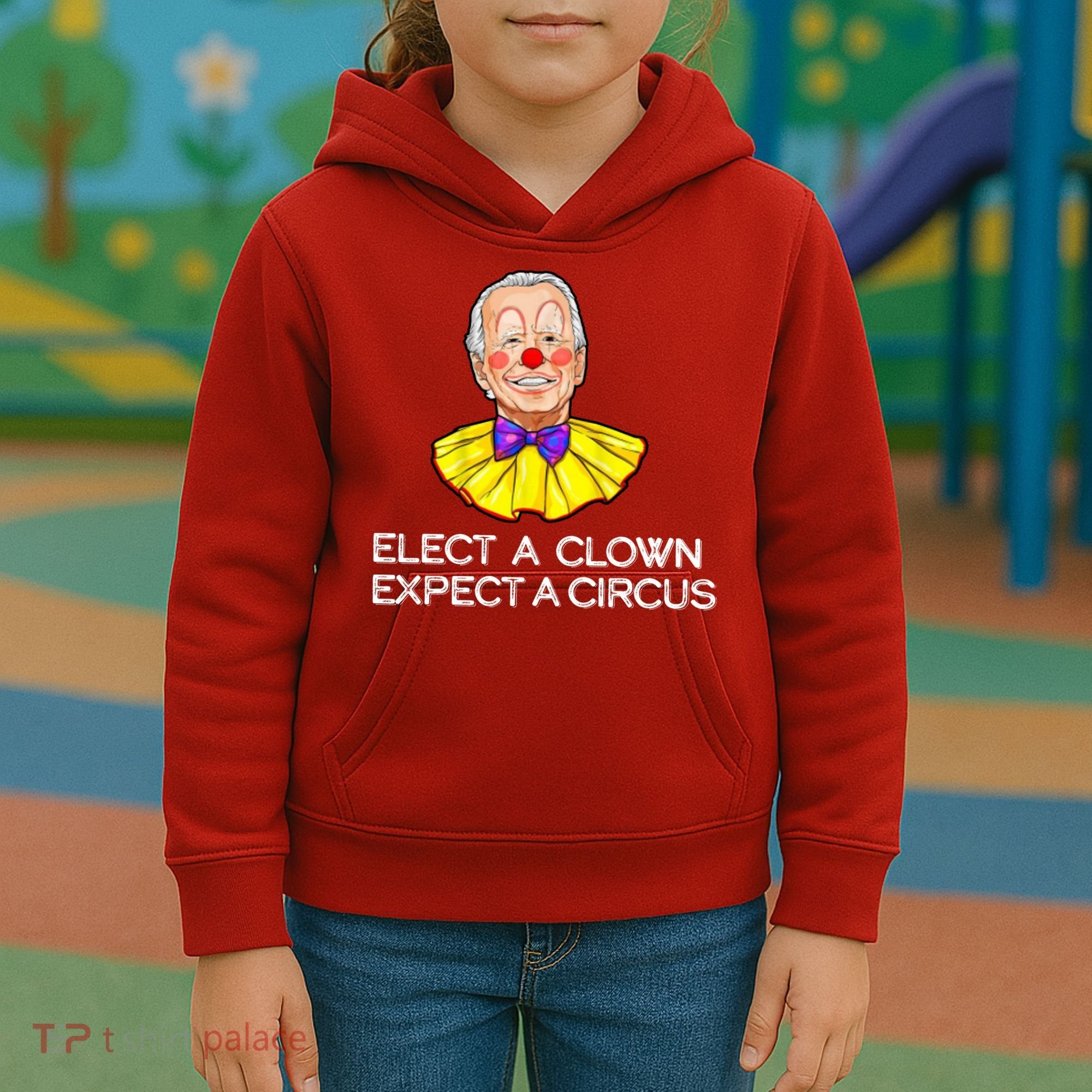 Joe Biden Elected A Clown Circus Kids Hoodie