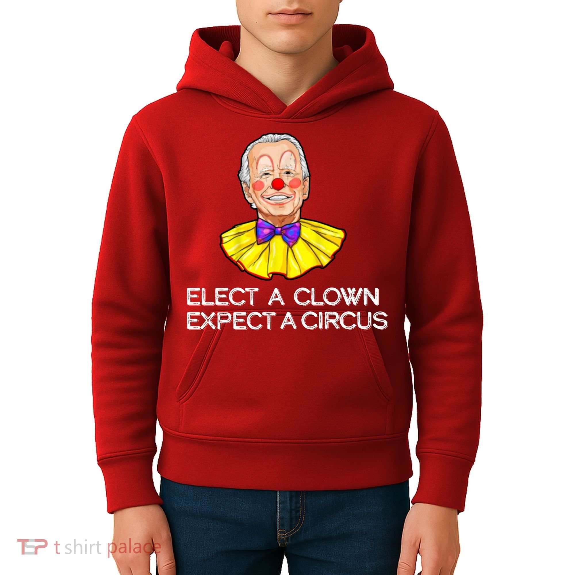 Joe Biden Elected A Clown Circus Kids Hoodie